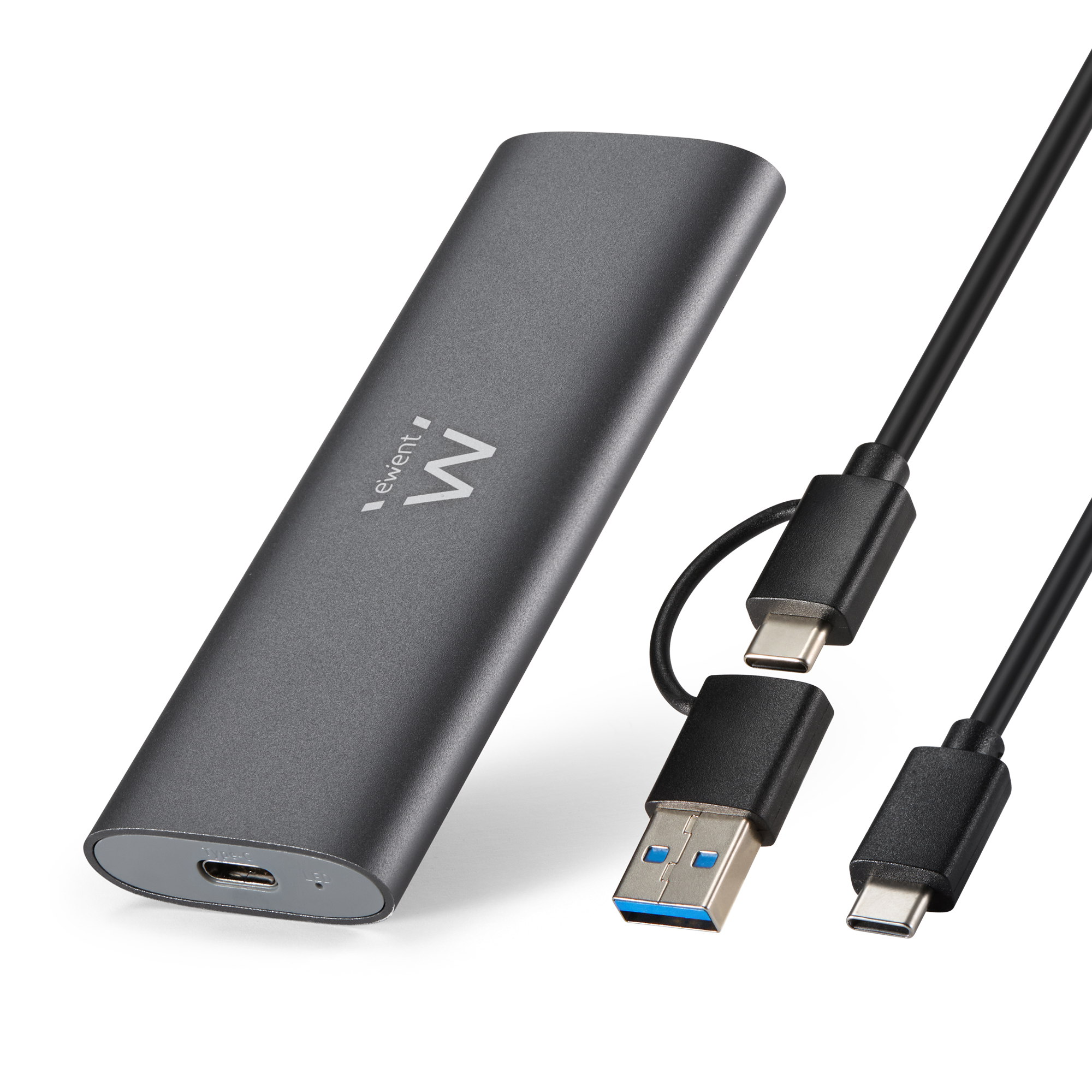 EW7060 | USB 3.2 Gen2 M.2 NVMe Enclosure Screwless design, UASP, Trim | Ewent | distributori informatica